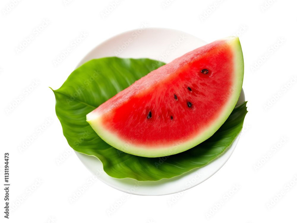 Watermelon slice isolated on Transparent background Watermelon slice isolated on Transparent background
