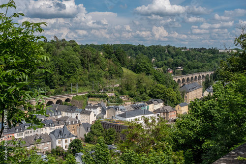 Stadtteil Pfaffenthal in Luxemburg photo