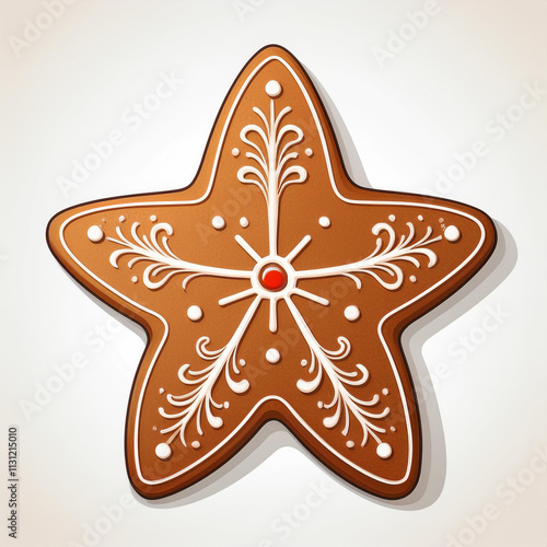 Christmas star gingerbread