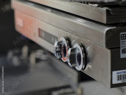 Control panel for professional kitchen grill