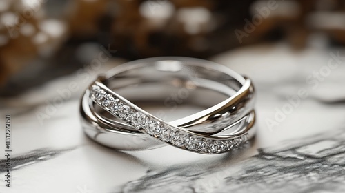 Luxury Diamond Wedding Ring: Elegant & Timeless Design photo