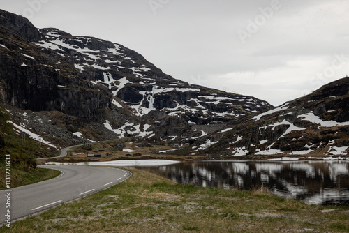 The beautiful Norwegian nature of the fjords