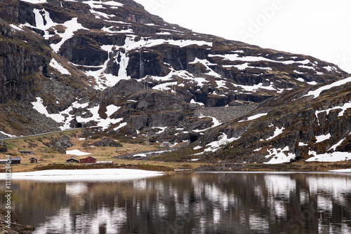 The beautiful Norwegian nature of the fjords