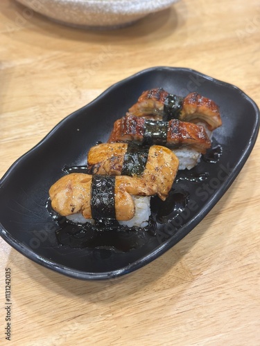 Fuagra Sushi and Eel Sushi photo