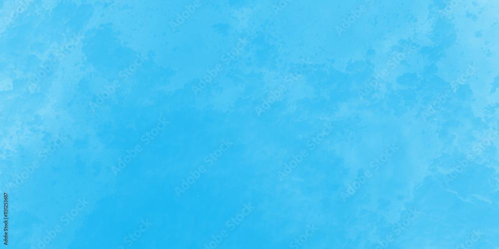 Obraz premium Bright cyan watercolor textured effect elegant light blue background with soft texture and high-definition design with color, blue watercolor stroke paint brush ink pastel on grungy background.