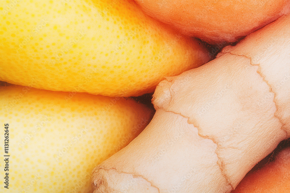 Fototapeta premium A close up of a bunch of different colored fruits and vegetables