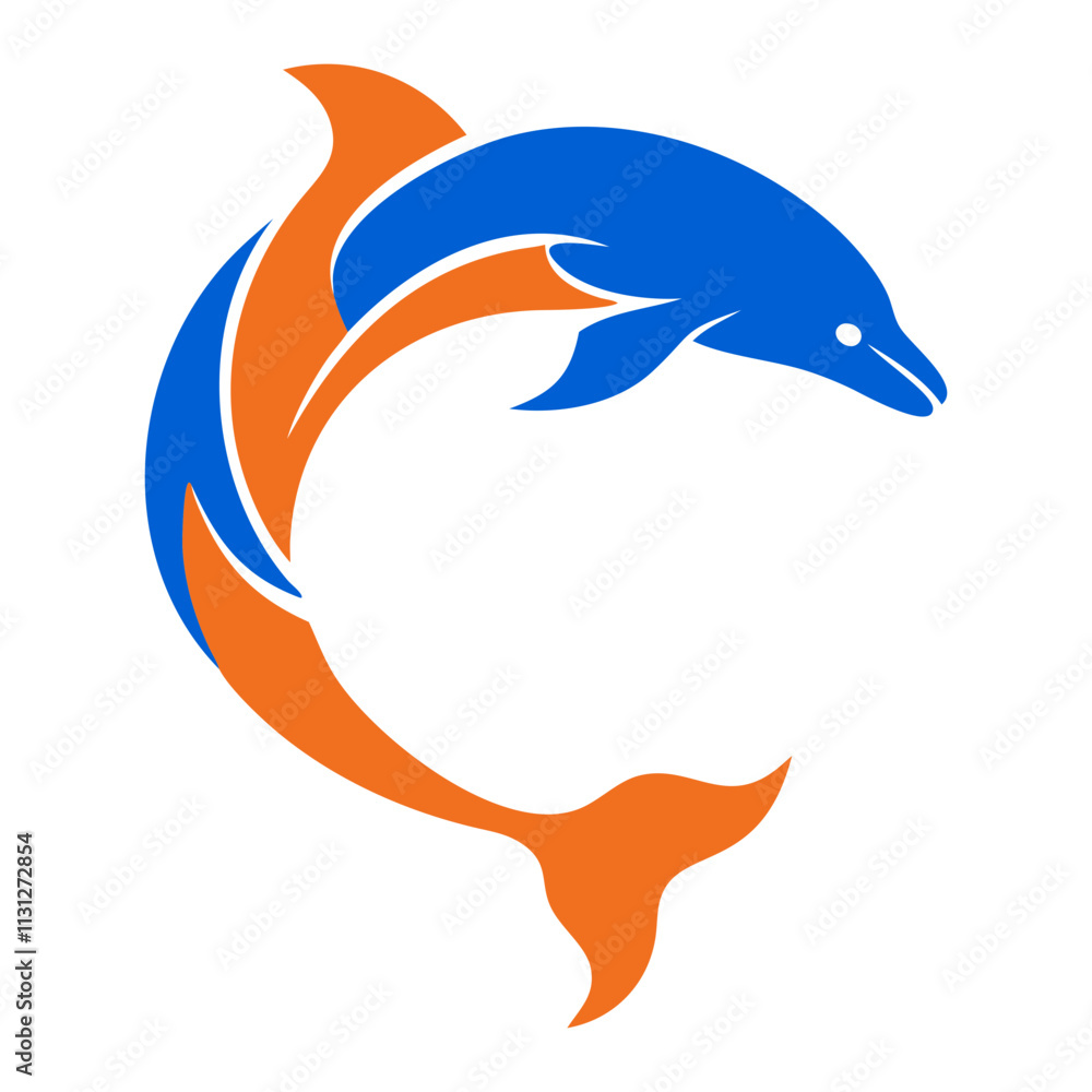 Fototapeta premium dolphin jumping out of water