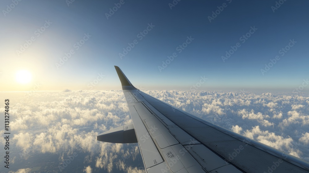 Obraz premium view from airplane