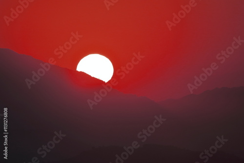 Rojo atardecer