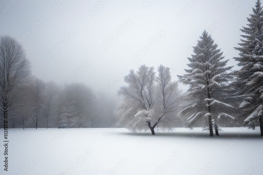 Fototapeta premium Snowy Background 