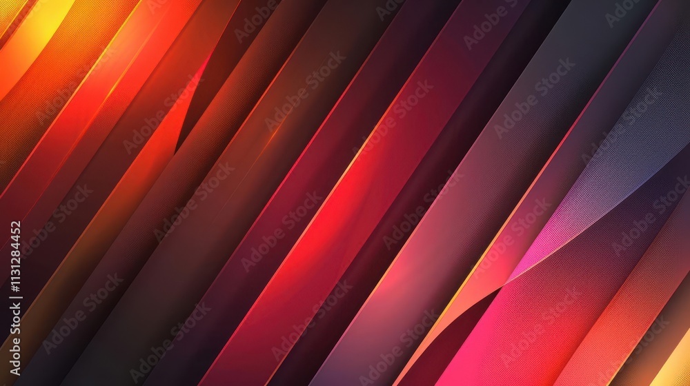 Fototapeta premium Vibrant Hues. Exploring a mix of dynamic colors and patterns