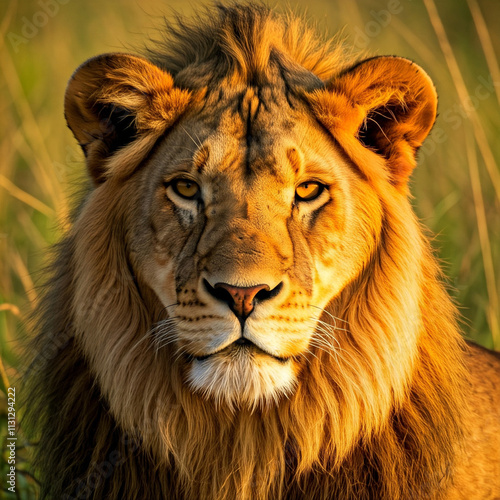 lion, portrait of a lion, close up of a lion, close up portrait of a lion