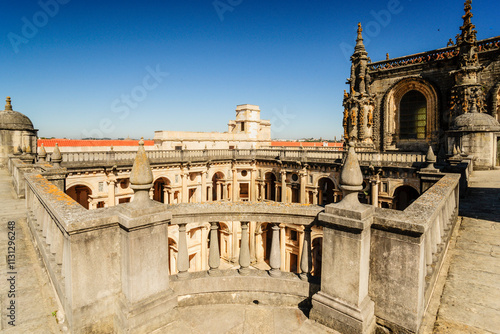 Convent of Christ, year 1162, Tomar, Santarem district, Medio Tejo, central region, Portugal, Europe photo