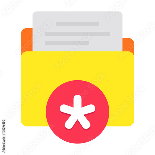 Premium download icon of medical folder photo