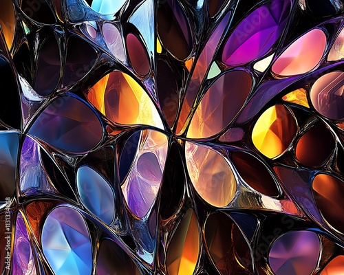 Cyber technology illustration. 3d rendering