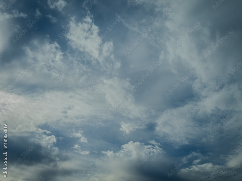 Fototapeta premium dramatic sky and clouds
