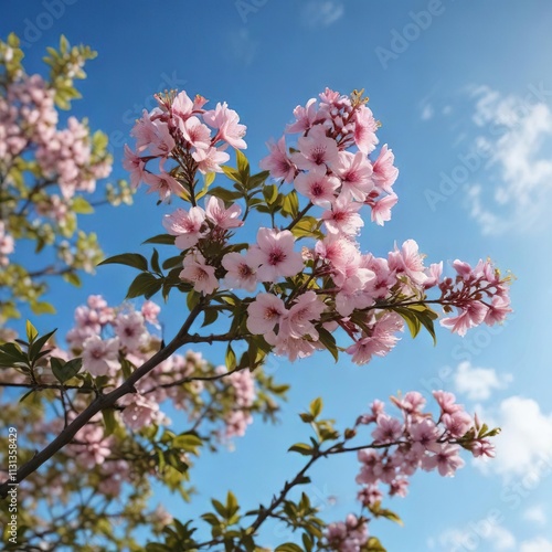 alyogyne hakeifolia in bloom against blue sky , nature, blue sky, blossom photo