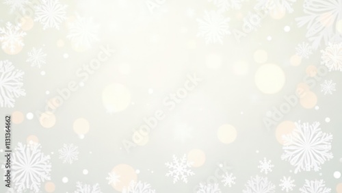 Transparent ice fragments. Festive snowfall design with white snowflakes artfully scattered on a transparent canvas. The image gives off a playful and joyful winter expression.