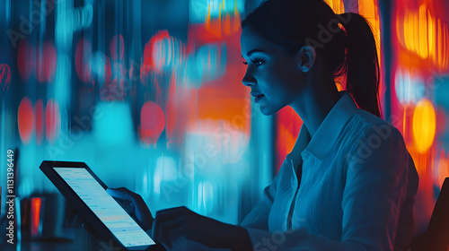 portrait of a person in a nightclub