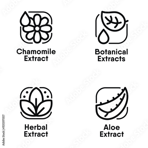 Chamomile Extract, Botanical Extracts, Herbal Extracts, Aloe Extract information signs