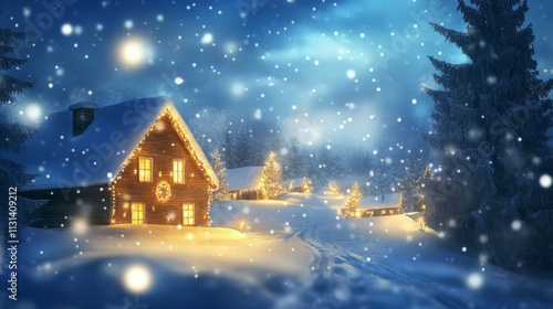 Wallpaper Mural Celebrate Christmas festival decoration in december. Christmas celebration atmosphere. x mas backgroud with copyspace for text Torontodigital.ca