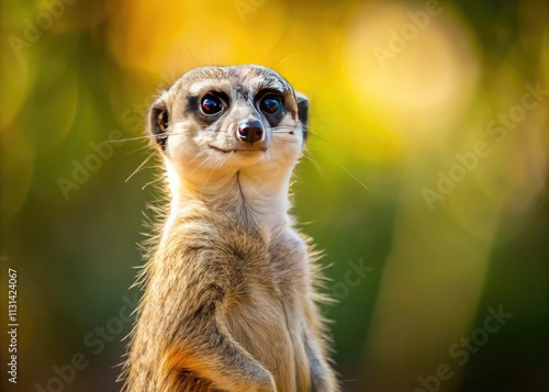 Wallpaper Mural Captivating Portrait of a Standing Meerkat in Its Natural Habitat, Ideal for Wildlife Enthusiasts and Nature Lovers, Showcasing the Unique Features and Expressions of These Charming Creatures Torontodigital.ca