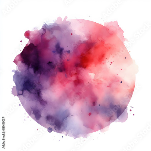 Watercolor Splash with gradient effect Bright colorful watercolor grunge