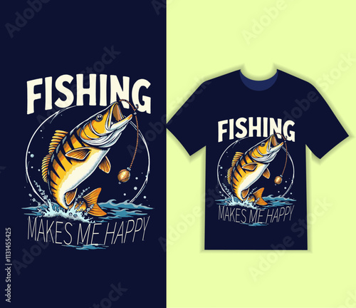 fishing t-shirt design