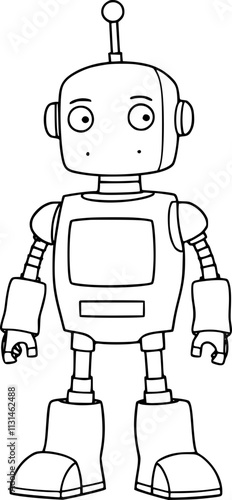 robot with clipping path