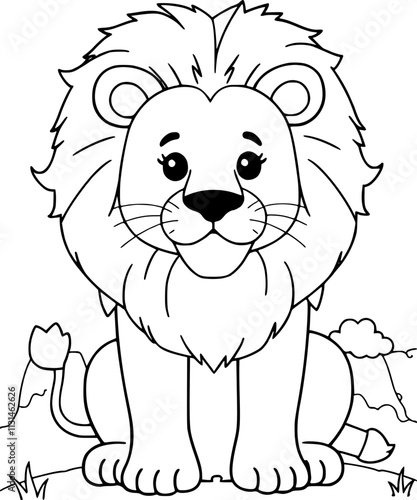 lion cartoon character