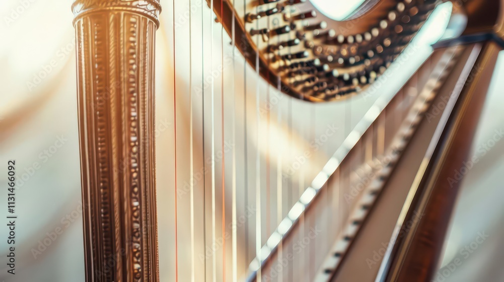 Obraz premium Grandeur in Harmony. Luxurious classical staircase featuring intricate woodwork details