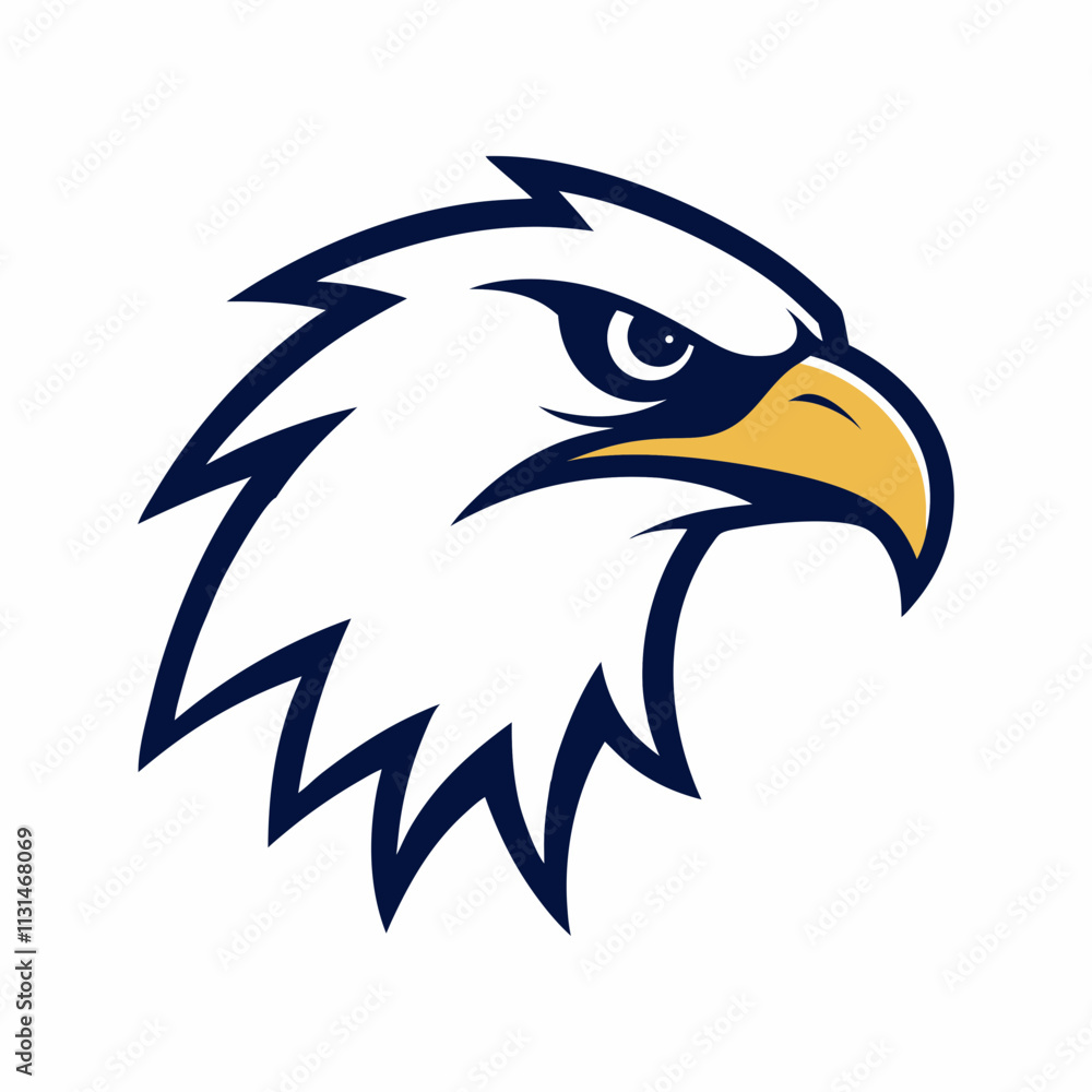 Fototapeta premium American bald eagle illustration
