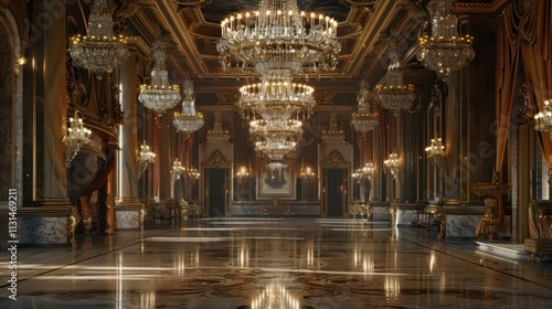 Elegant Symmetry. Radiant Function Hall Architecture concept