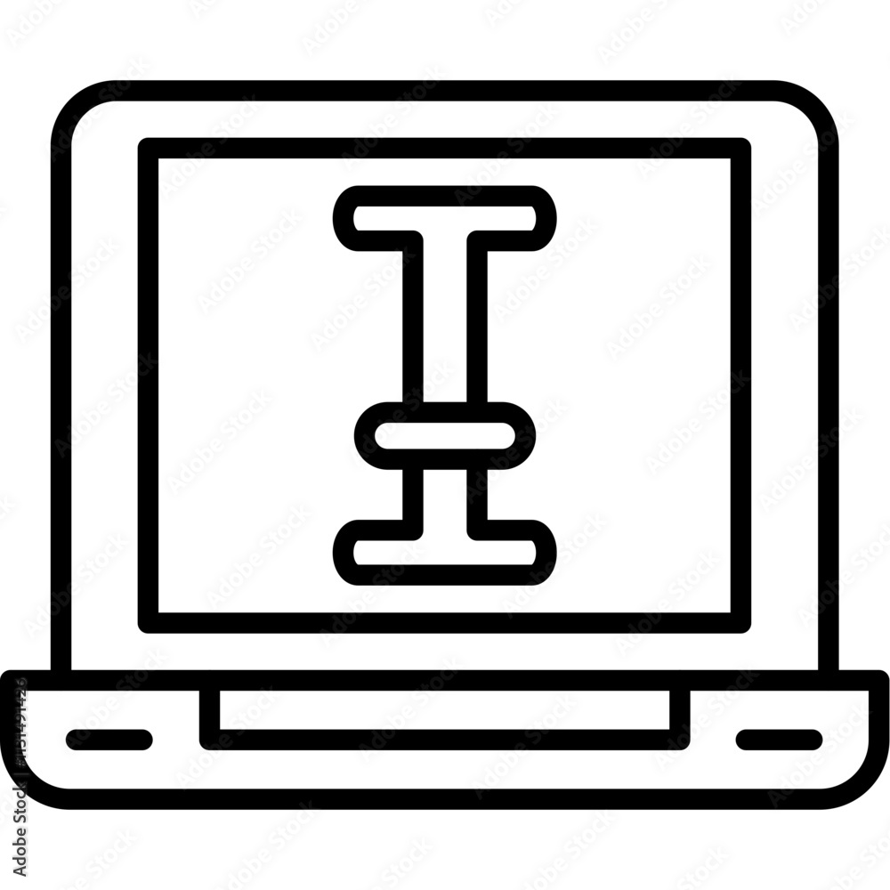 Obraz premium Type Icon