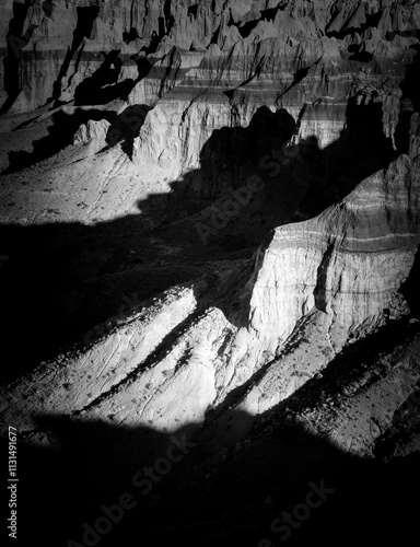 Layer By Layer. Coal Mine Canyon is lined with reddish sandstones and siltstones of Mesozoic age. The Canyon is situated in a remote locale bordering the eastern edge of the Painted Desert of Arizona.