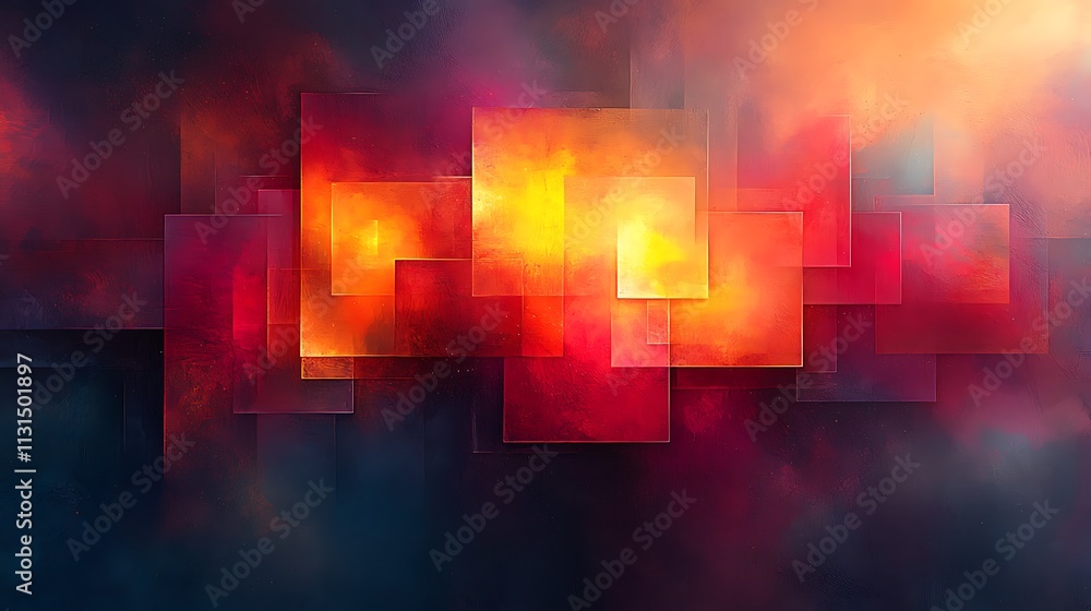 Obraz premium Stunning Showcasing Sparkling Red Lights Enhanced With Digital Technology Background