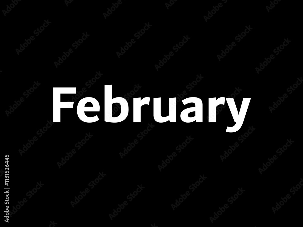 Obraz premium February