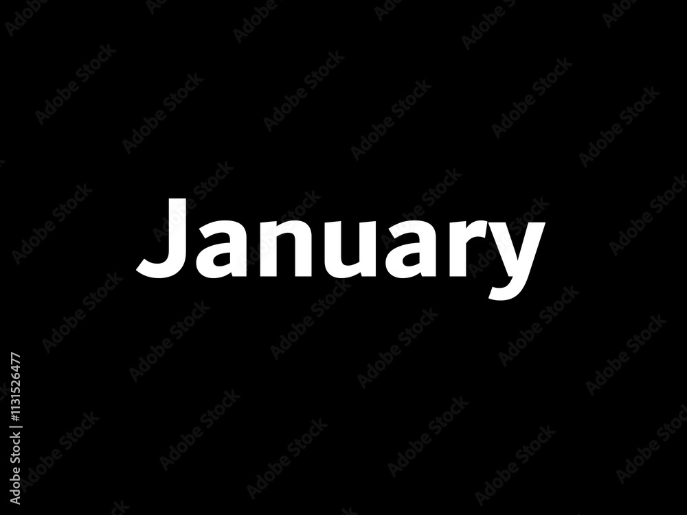 Obraz premium January