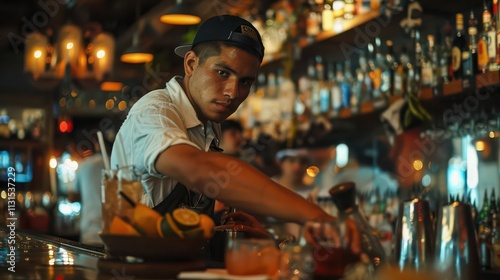 Vibrant Nightlife Vibes. Urban Entertainment concept