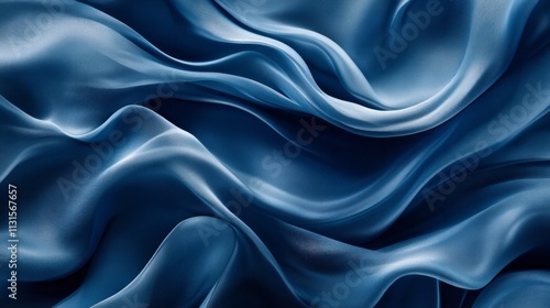 Blue soft wave material 