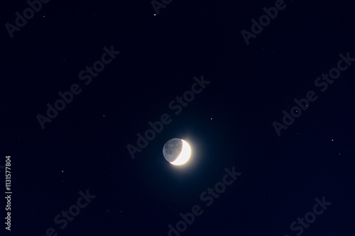 moon and stars