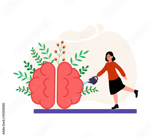 Mindful growth through nurturing brain with plants and wellness practices