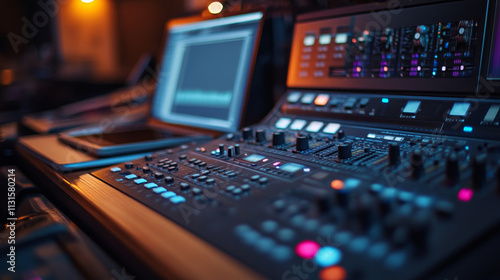 Wallpaper Mural "Laptop with Blank Screen and Graphics Tablet on a Wooden Tabletop – Creative Workspace Setup"






 Torontodigital.ca