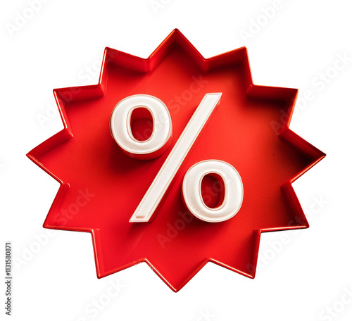 discount label isolated on transparent background