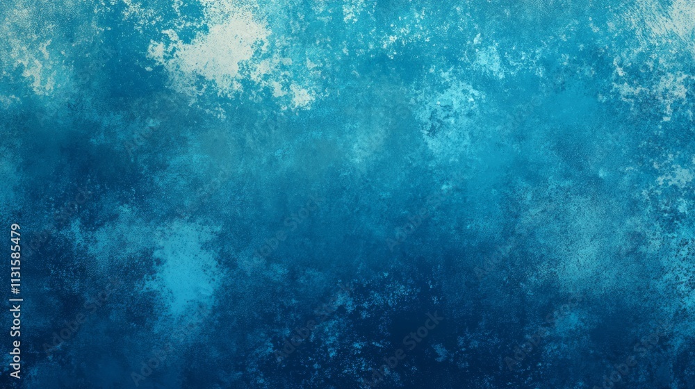 Distressed retro background with noisy and grainy bright blue texture. Abstract stipple sand effect with text template Distressed retro background with noisy and grainy bright blue texture. Abstract stipple sand effect with text template