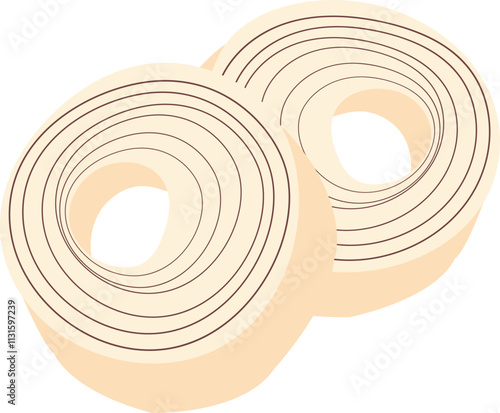 Baumkuchen – Layered tree cake.Германия рождество.