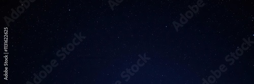 Starry night sky full of sparkling stars against a black background, night time, stars
