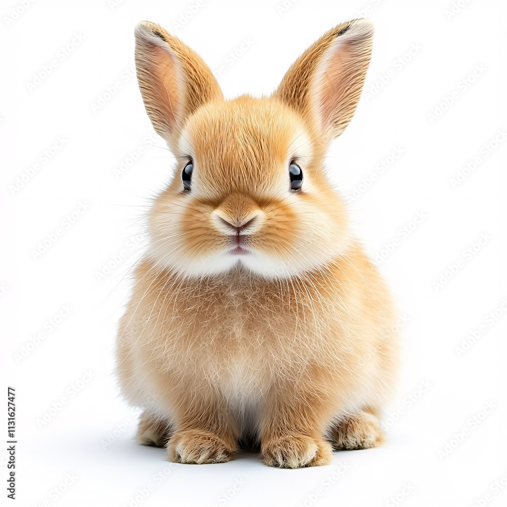 Obraz premium rabbit on white background