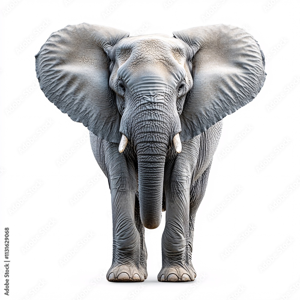 Fototapeta premium elephant isolated on white