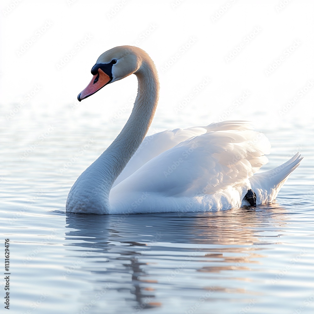 Obraz premium swan on the lake